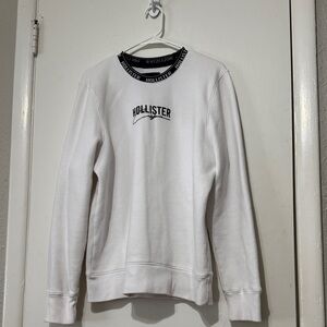 Hollister White Crewneck Sweater